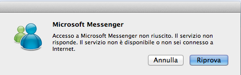 messenger bloccato